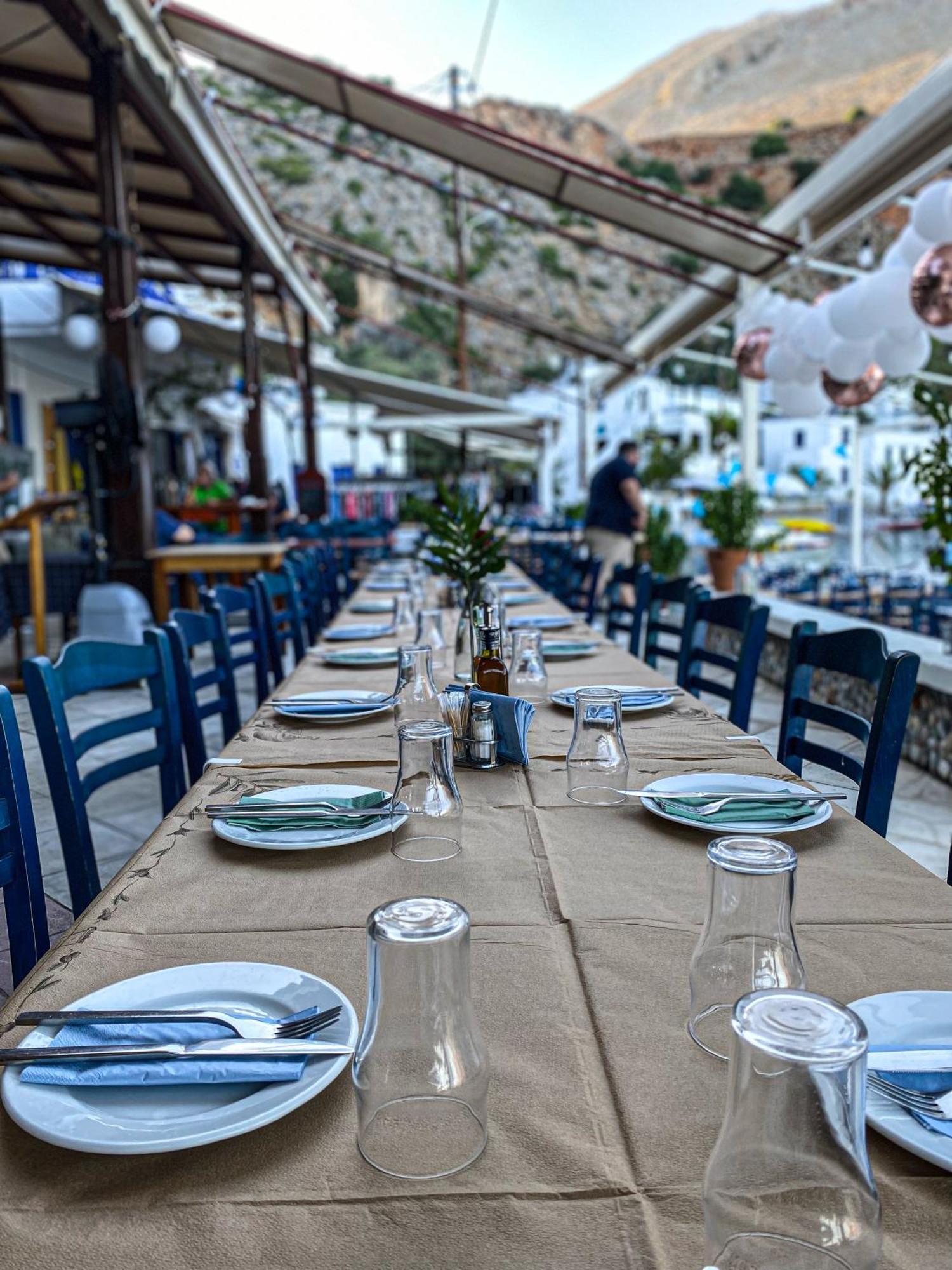 Hotel The Blue House Loutro Esterno foto