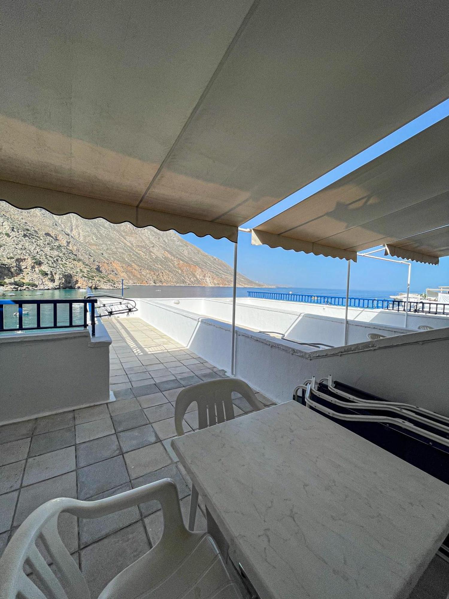 Hotel The Blue House Loutro Esterno foto